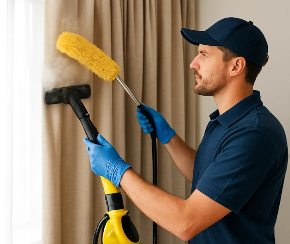 Trusted blind cleaning technician Matty Curtain Cleaning coolaroo-vic QLD